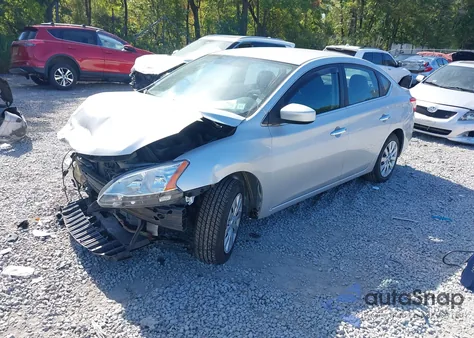 2014 Nissan Sentra Sv из США, поврежденный, VIN 3N1AB7AP4EL657822